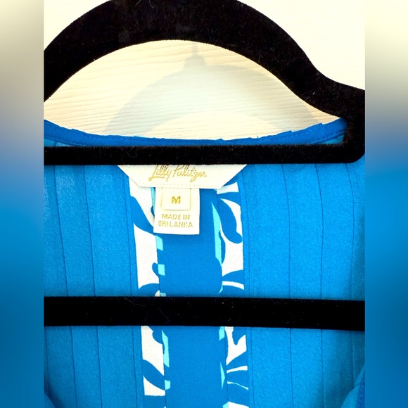 NWOT…Marilina Tunic. Lilly Pulitzer Blue flowy top. - Picture 3 of 4